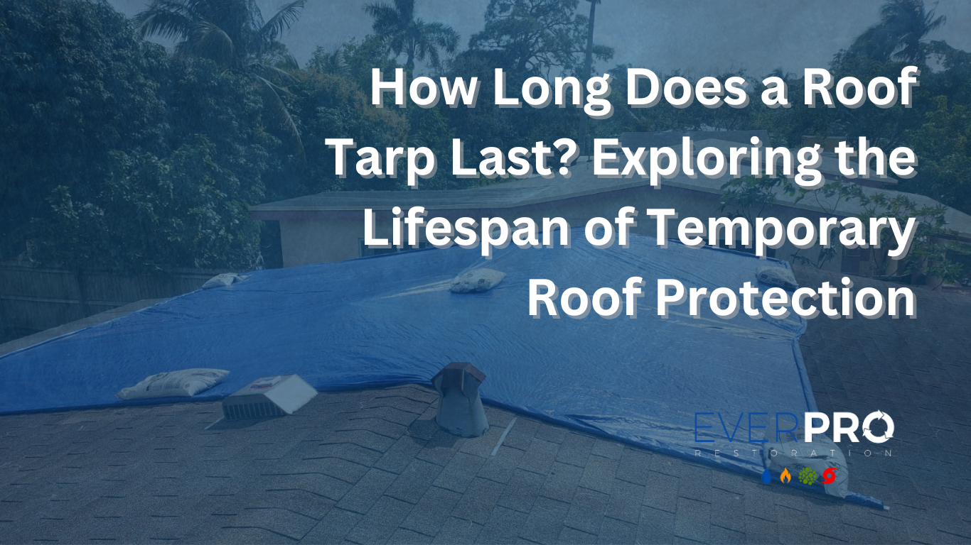 Read more about the article How Long Does a Roof Tarp Last? Exploring the Lifespan of Temporary Roof Protection