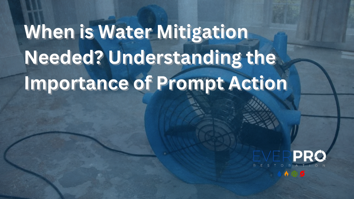 You are currently viewing When is Water Mitigation Needed? Understanding the Importance of Prompt Action