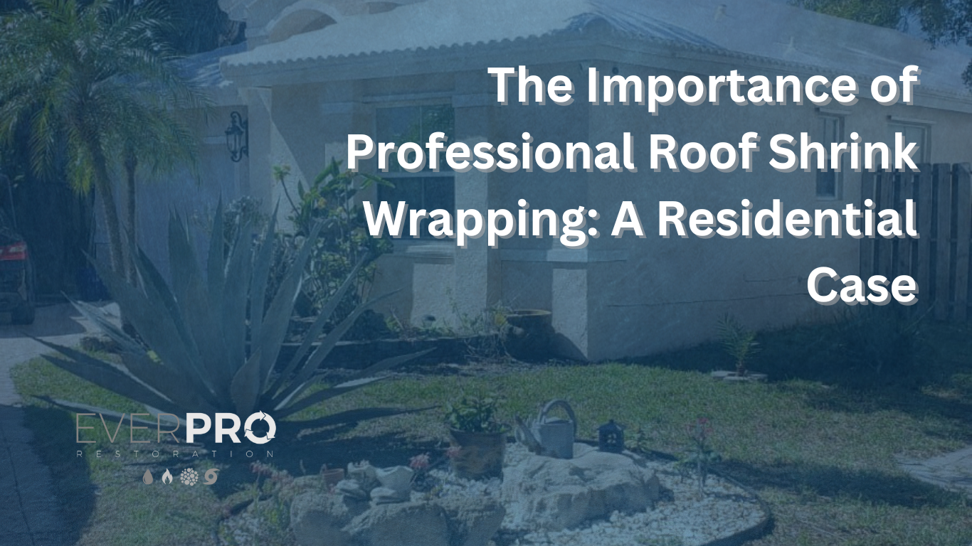 Read more about the article The Importance of Professional Roof Shrink Wrapping: A Residential Case